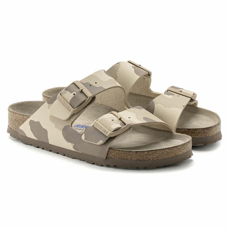 Arizona Birkenstock Birko-flor Damske Siva Hnede | SK 60TCE